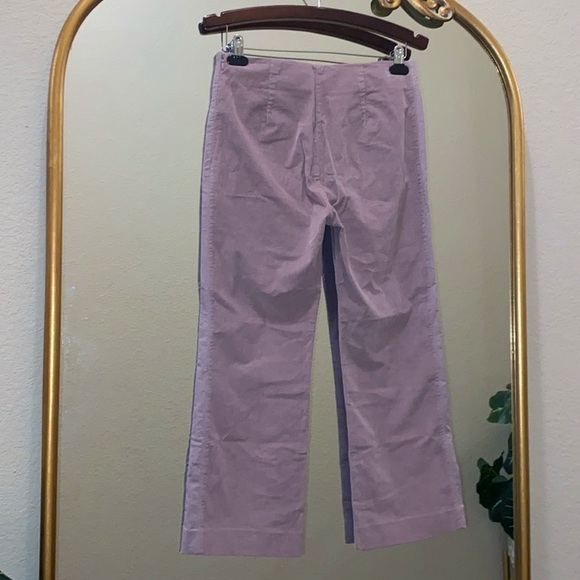 Three Dots Corduroy Straight Leg Pants Color: Peachy Plum Size 8 - Picture 4 of 5